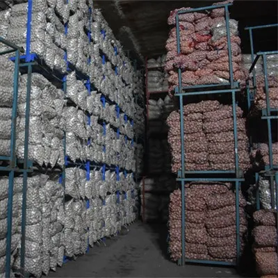 Siekany mrożony czosnek